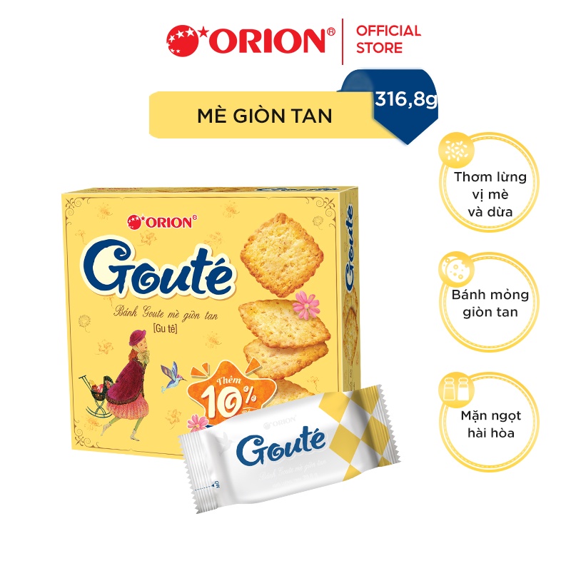 Nguyên liệu sản xuất Orion Gouté được nhập khẩu từ đâu?
