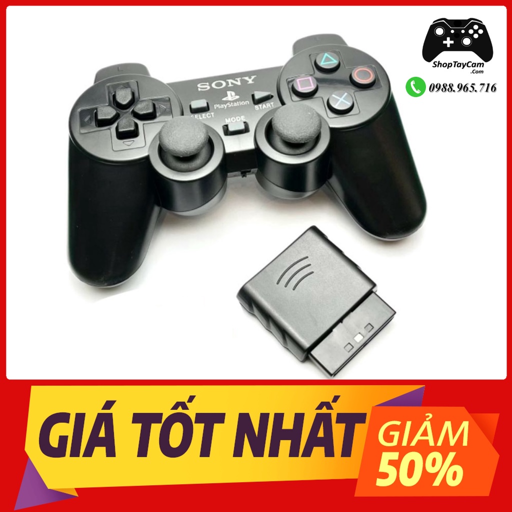 Tay Cầm Chơi Game Tay Cầm Ps2 Có Dây Không Dây 2 4g Wireles Cổng