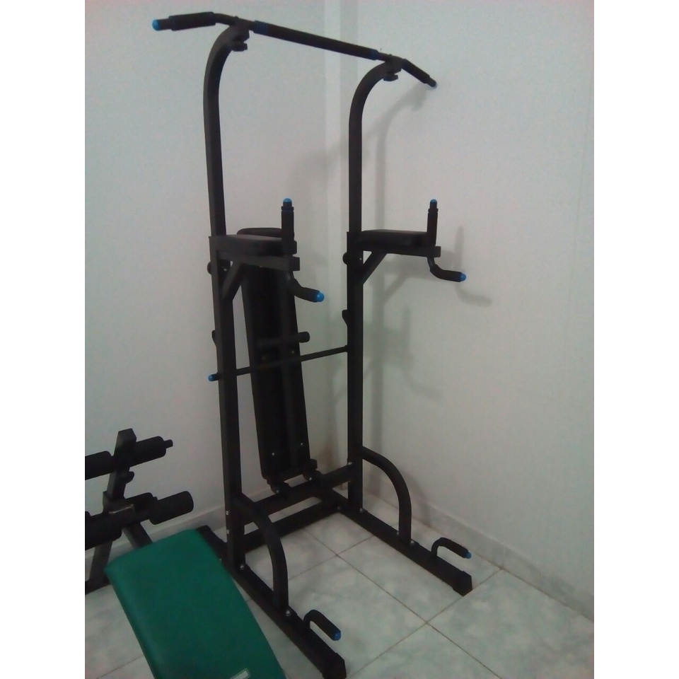 Ảnh BG Xà đơn-xà kép đa năng thiết bị tập tổng hợp tay vai bụng chinnup fitness ĐẶC BIỆT có ghế tập bụng 3