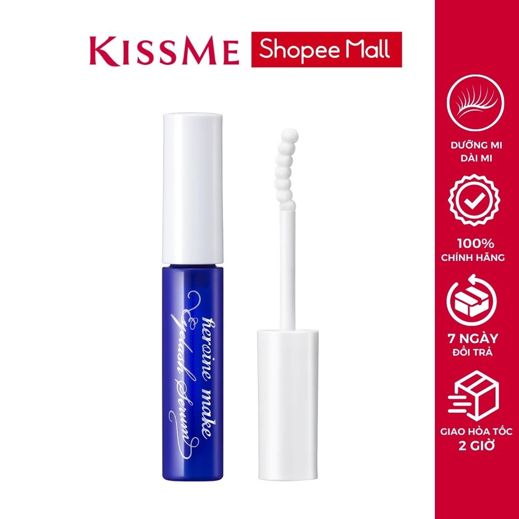 Ảnh Mascara Serum Tinh Chất Dưỡng Mi Bản Mới Kissme Heroine Make Watering Eyelash Serum EX5.5ml Dưỡng Mi Khỏe Làm Mi Dài Rậm 2