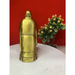 Tượng Khổng Tử Vật phẩm phong thuỷ bằng đồng cao 18cm