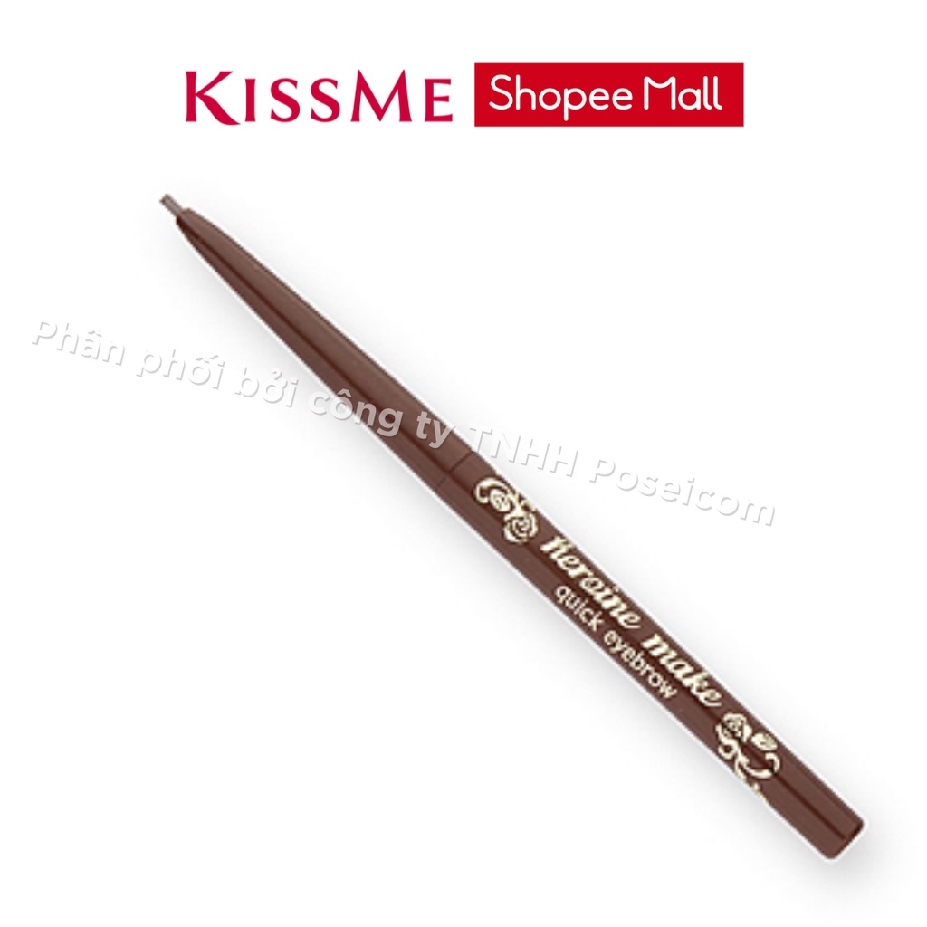 Ảnh Bút chì sáp kẻ lông mày Kissme lõi siêu mịn lâu trôi không thấm nước Kissme Heroine Make Quick Eyenrown 0.07g 4