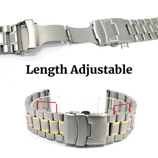 Dây Đeo Đồng Hồ Bằng Thép Không Gỉ Trơn Dạng Cong Kích Thước 18mm 20mm 22mm 24mm Cho Nam Và Nữ