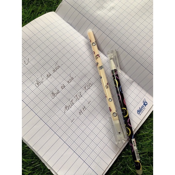 𝑩𝑼́𝑻 𝑴𝑼̛̣𝑪 𝑿𝑶́𝑨 Đ𝑼̛𝑶̛̣𝑪 𝑻𝑯𝑨̂̀𝑵 𝑲𝒀̀ - Sét 12 cây mực đen -xanh.