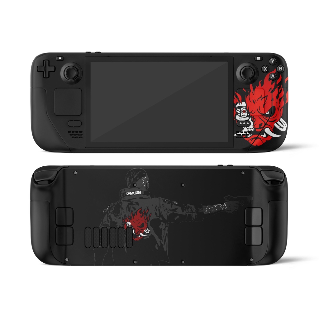Skin dán Steam Deck mẫu Cyberpunk Dark (Đã cắt sẵn chi tiết, dễ dán)