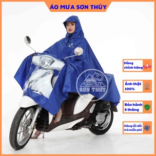 ( K7- CHẤT TỔ ONG) Áo mưa choàng siêu to Sơn Thủy - áo mưa vải dù cỡ đại  K7  Bigsize