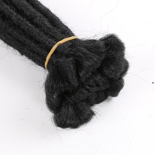 GUADALUPE1 1 Chiếc Handmade Dreadlock Chất Lượng Cao Đảng Xoăn Nữ Tóc Nối Dài Nam Tổng Hợp Tóc Tóc Afro Mềm Kinky Bím Tóc Số Lượng Lớn