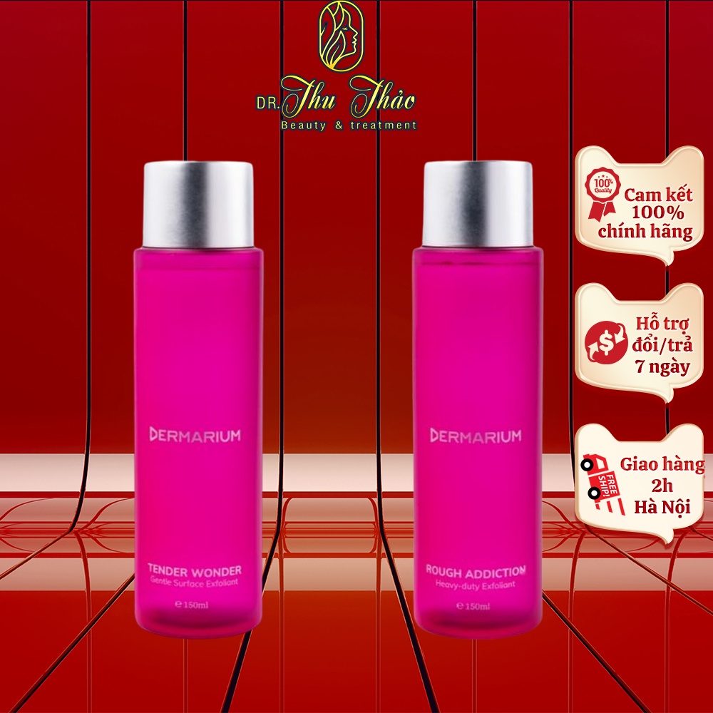 Toner AHA Dermarium Tender Wonder, Rough Addiction tẩy tế bào chết ...