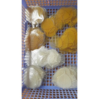 [SL 02] 02 Lá bồ đề ép viết chữ thư pháp, vẽ trang trí