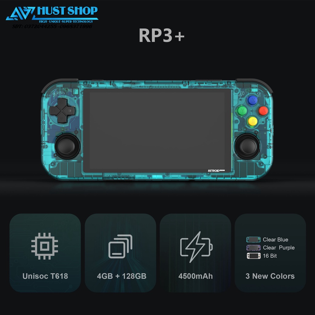Máy Chơi Game Retroid Pocket 3+ màn 4.7 inch Cảm Ứng Ram 4GB Nâng Cấp ...
