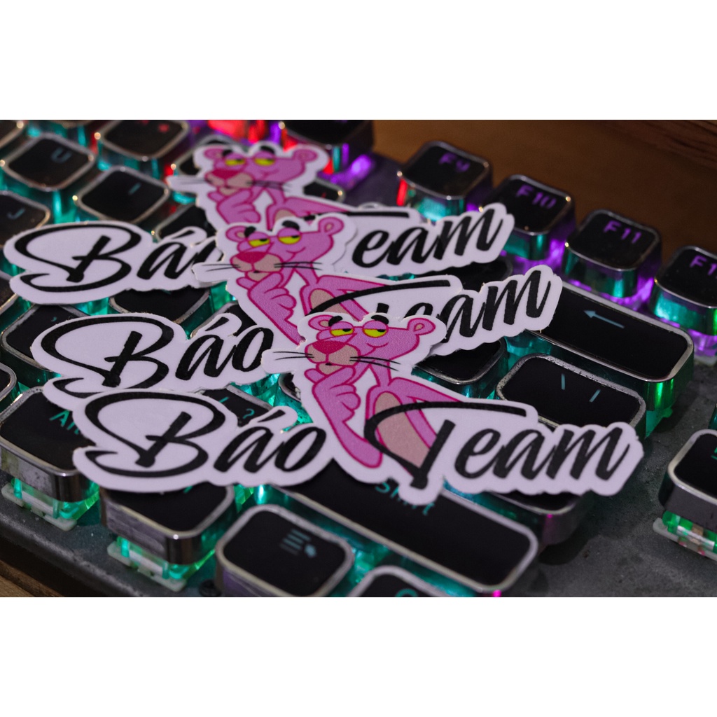 Logo Sticker Báo Team Cực hot decal cao cấp , chống nước chống bay màu ...