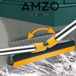 CÂY CHÀ SÀN NHÀ VỆ SINH KÈM ĐẦU GẠT NƯỚC VÀ ĐẦU CHỔI XOAY 120 ĐỘ