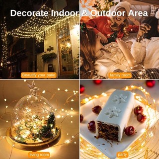 dây đèn led fairylight trang trí dài 2m gồm 20 đèn led làm bằng dây đồng