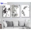 Tranh Treo Tường Cây Trúc , Tranh Tráng Gương ( Bộ 3 Tấm )