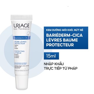 Kem dưỡng môi khô, nứt nẻ URIAGE BARIÉDERM CICA-LÈVRES BAUME PROTECTEUR 15ml