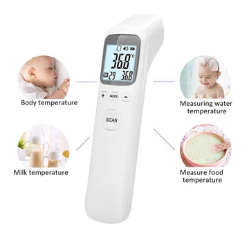 [⭐Chính hãng] Nhiệt kế điện tử đo trán đa năng, máy đo nhiệt độ hồng ngoại cảm ứng INFRARED CKT-1502/ CK-T1803