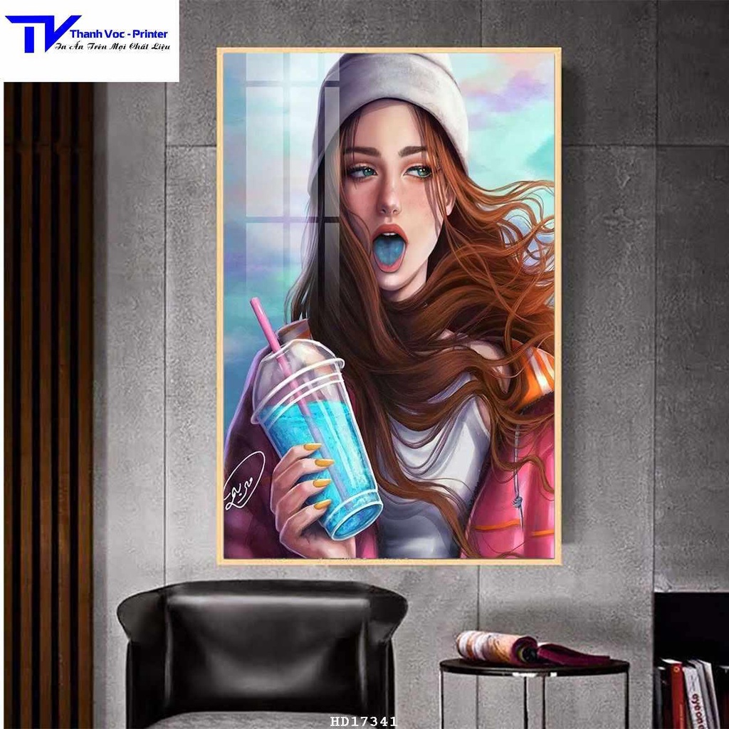 Tranh Treo Tường Hiện Đại , Tranh Tráng Gương D40x60cm D50x75cm D60x90cm D70x120cm