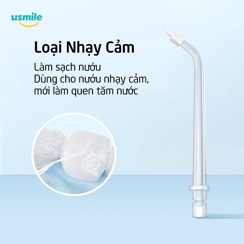 Ảnh Bộ 2 vòi xịt thay thế của máy tăm nước usmile - Phụ kiện chính hãng 3