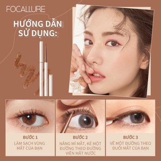 [Y107] Bút chì kẻ mắt FOCALLURE - chống thấm nước, lâu trôi
