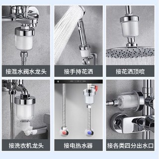 Bộ Lọc Nước Siêu Nhỏ Bằng PP Cotton Cho Vòi Hoa Sen Nhà Tắm