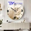 Đồng Hồ Treo Tường Tráng Gương Kim Trôi Sang Trọng D30cm Và D60cm