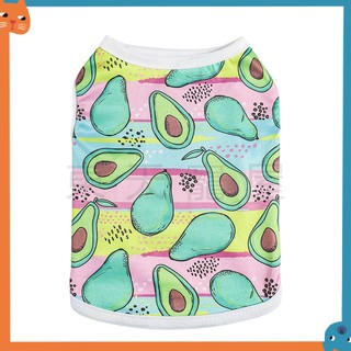 Mùa hè mới quần áo chó hoạt hình vest in hình quần áo thú cưng Teddy Fa Douyi chó voi phong cách hươu cao cổ, phong cách bạch tuộc đại dương, màu sắc phù hợp với phong cách bơ, phong cách dưa hấu trái cây