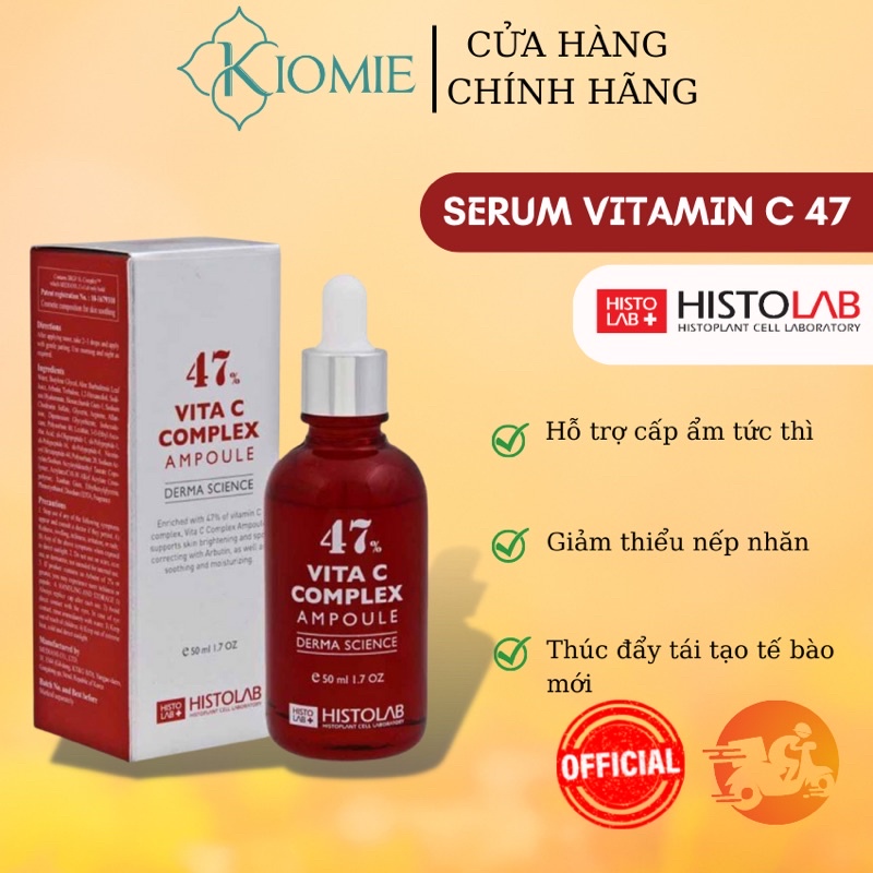 Serum vitamin c histolab dưỡng trắng da Histolab Vita C Complex Ampoule