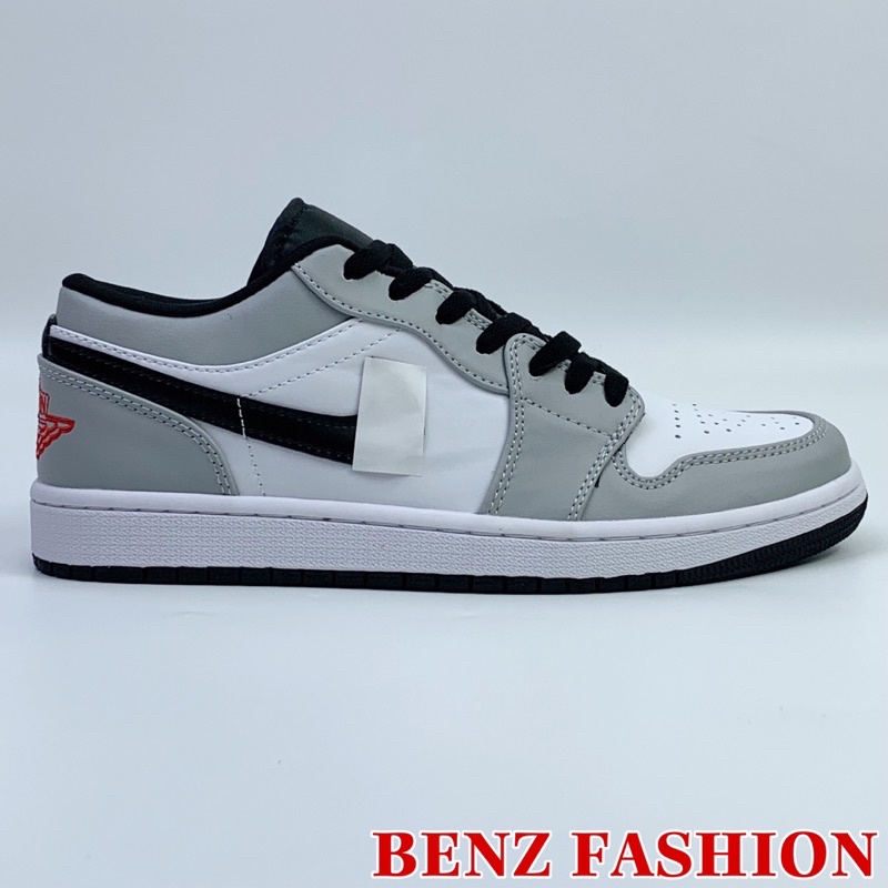 (Hàng S.Cấp tặng bok bảo vệ +vớ+quà) Giày thể thao,sneakers J.D low xám đen nam nữ đế chống trơn thoáng khí B 128