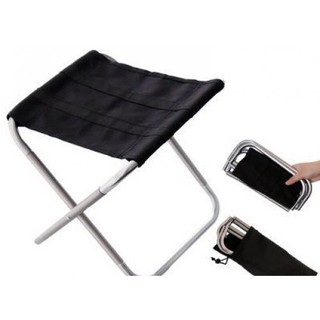 (freeship) Ghế gấp gọn siêu nhỏ bỏ túi - Ghế cắm trại dã ngoại, câu cá thép siêu cứng chịu tải 90kg