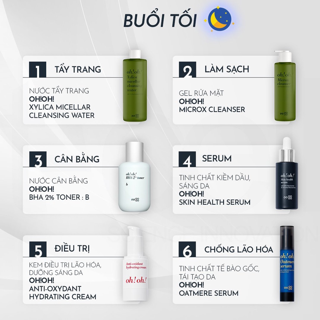 Tinh chất giảm sẹo lõm oh oh flawless abyss serum (with 1.2% GHK-Cu & 9.9ppm EGF) (20ml)