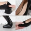 Giày cao gót 3p nữ đế vuông mũi vuông Annmodels chất liệu DA MỀM CAO CẤP (HẬU SIÊU ÊM MỀM)_A3004DT