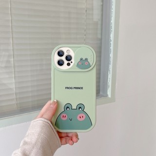 Ốp iphone nắp trượt tròn BVC ếch gấu mèo siêu cấp cute 6/6splus/7/7plus/8/8plus/x/xs/11/12/13/14/pro/max/plus/promax