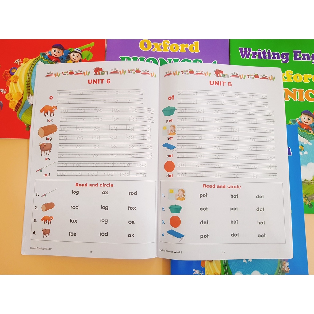 Ảnh vở luyện viết tiếng anh theo oxford phonic world 3