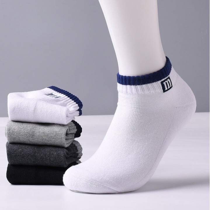 Combo Tất Nam Thể Thao Thoáng Khí, Vớ Nam Cổ Ngắn Chất Cotton Kháng Khuẩn ZANABRA T3480