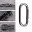 Móc Khóa Carabiner Hình Chữ D Bằng Nhôm Dùng Cắm Trại Ngoài Trời