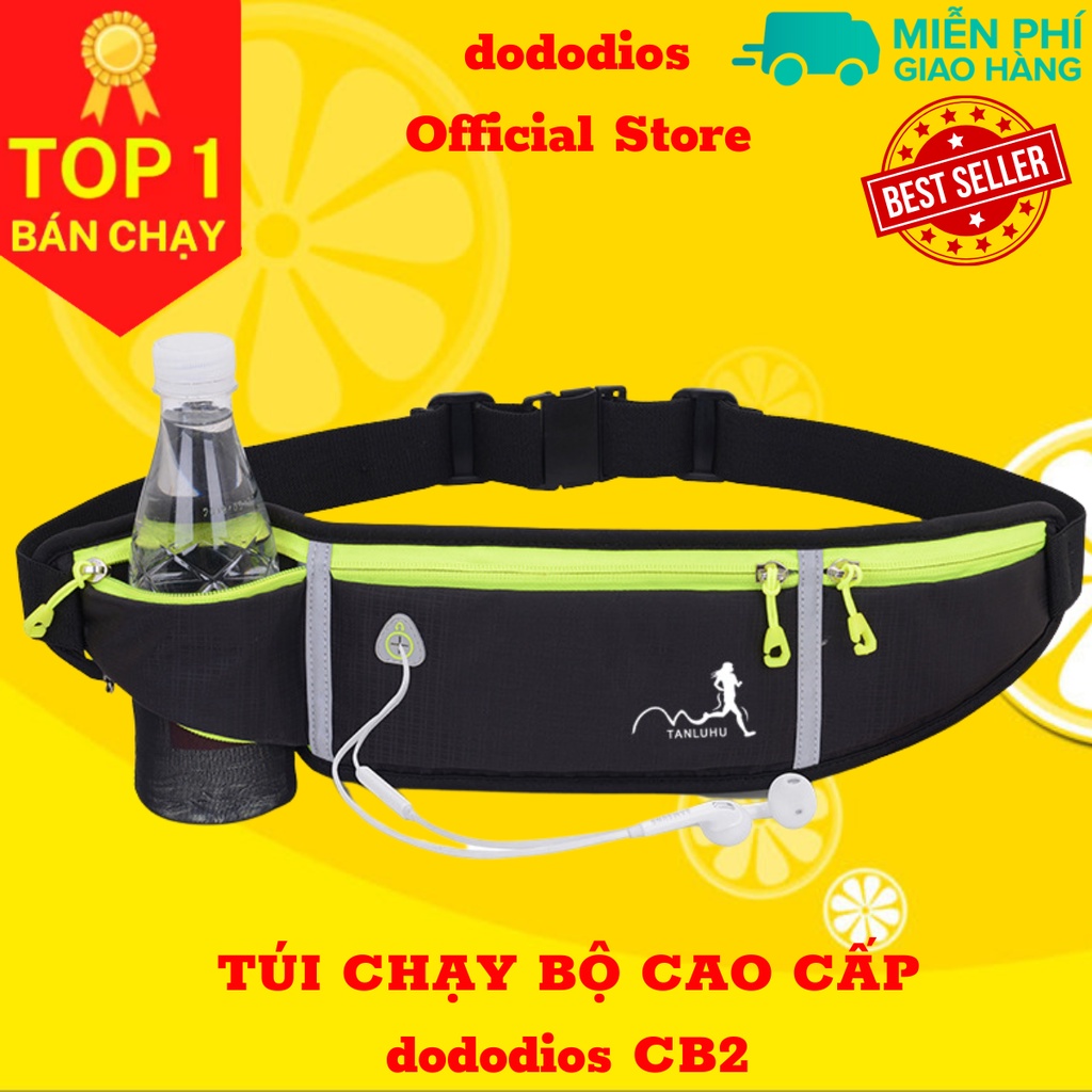 Ảnh Túi Bao Tử Đeo Hông, Đeo Bụng, Đeo Chéo Nam Nữ Chạy Bộ Tập Gym - Chính Hãng Dododios 2