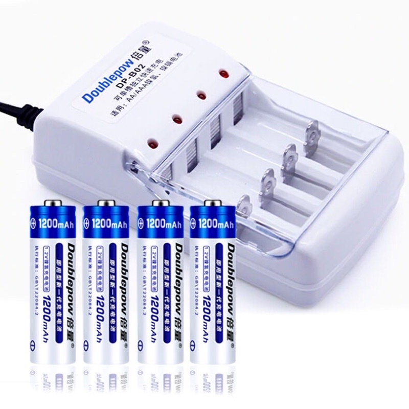 Bộ sạc pin AA DB02 1200mah Doublepow Pin Sạc Micro Không Dây(ko bao gồm ...