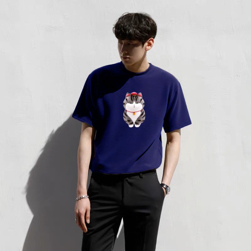 Áo thun Stee Mèo Ú CVC - Giá sỉ Unisex