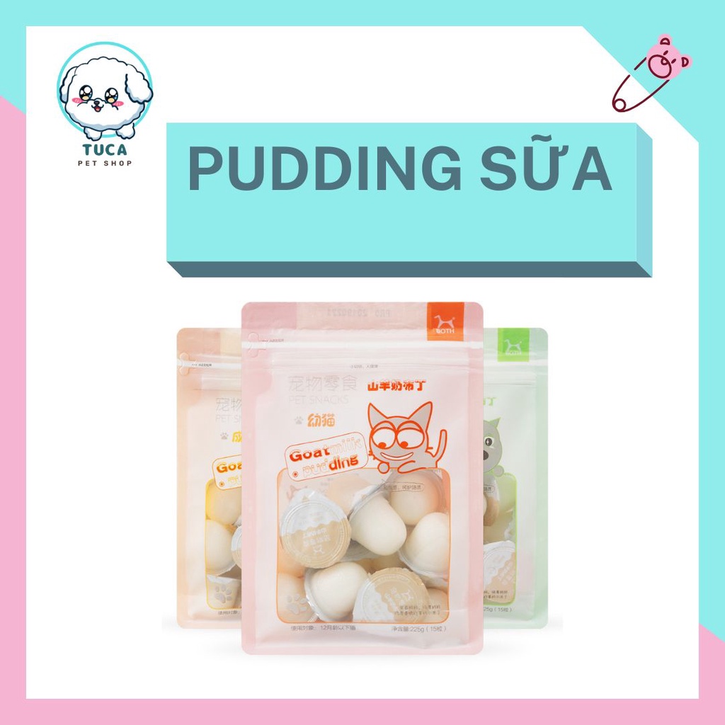 [ PET SNACK ] Pudding Sữa Dê BOTH Bổ Sung Canxi & Dinh Dưỡng Cho Chó ...