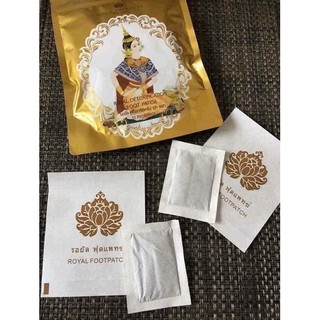 [Chỉ Bán Hàng Thái 10 Miếng] Miếng dán thải độc chân Gold Princess Royal Thái Lan