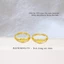 Nhẫn titan nữ không gỉ mạ vàng 18k mặt hình trái tim xinh xắn dễ thương thời trang trẻ trung