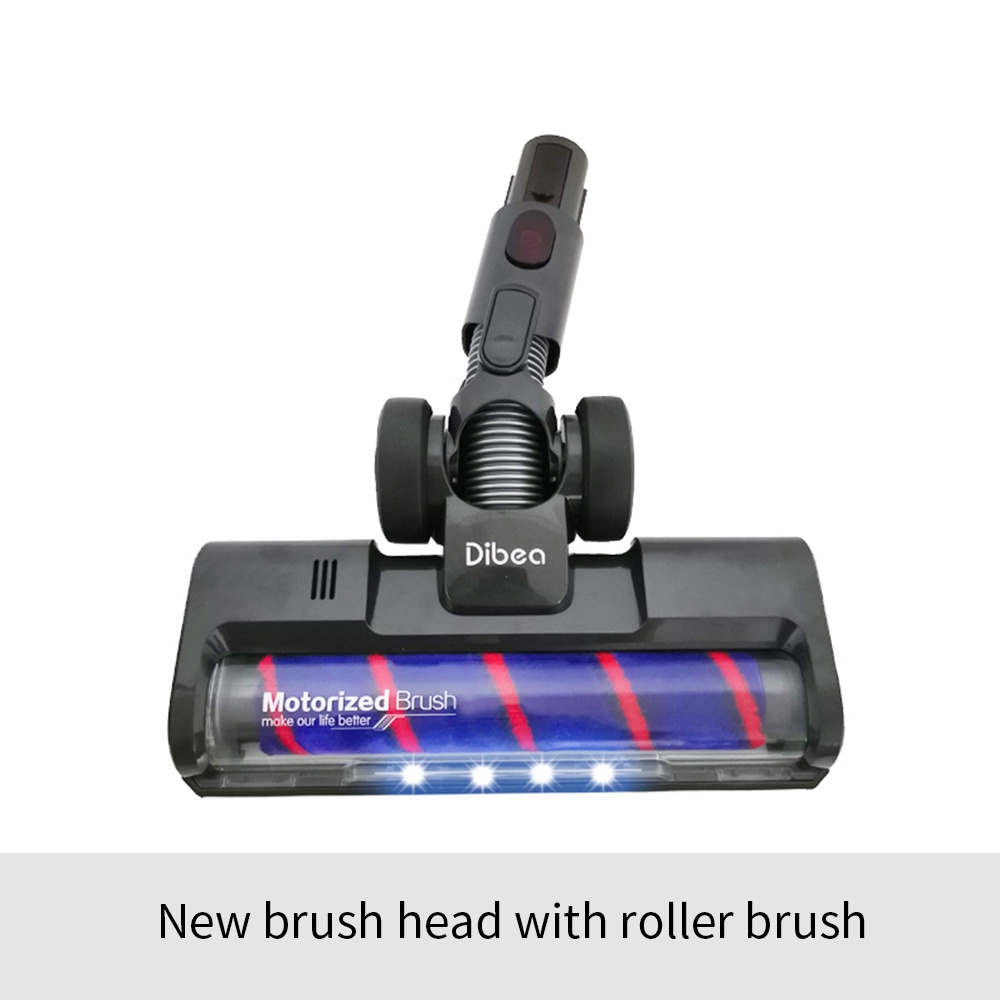 Dibea F20 Max Máy hút bụi không dây hút lớn Bộ phận thay thế chính hãng Con lăn nhung mềm Bàn chải sàn điện Mẫu mới có bình nước và mẫu cũ không có bình nước