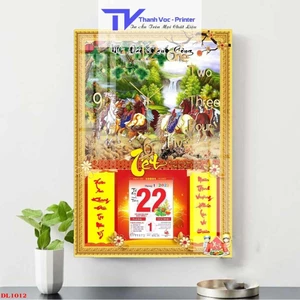 Lịch Tết Mã Đáo Thành Công 2023 Nhiều Mẫu KT 40x60cm Độ Dày 10mm
