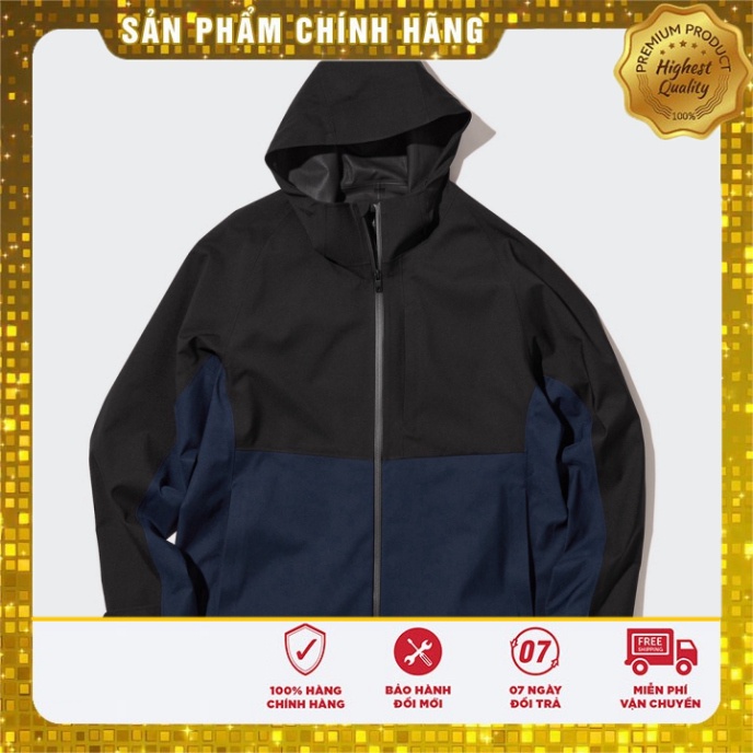 Áo Khoác U/\/iqI() Blocktech side pocket parka. technology 3D cut cho việc chuyển động thoải mái. Có Túi