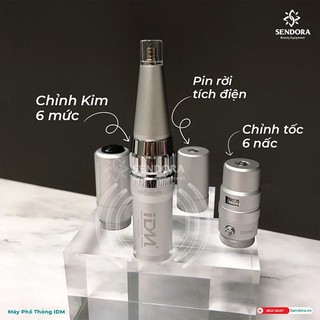 Máy IDM - Máy phun xăm phổ thông tích điện IDM cao cấp, Máy Phun môi mày mí