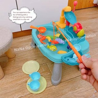 Bộ Đồ Chơi Câu Cá / Máy Rửa Chén / Tuần Hoàn Nước / Rau Củ / Câu Cá / Tắm Một Bộ Cho Bé