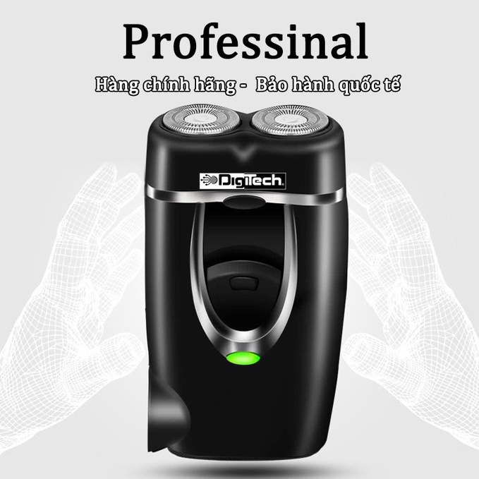 Máy cạo râu mini 2 lưỡi tự mài độ bền cao Digitech - BẢO HÀNH 12 THÁNG ...