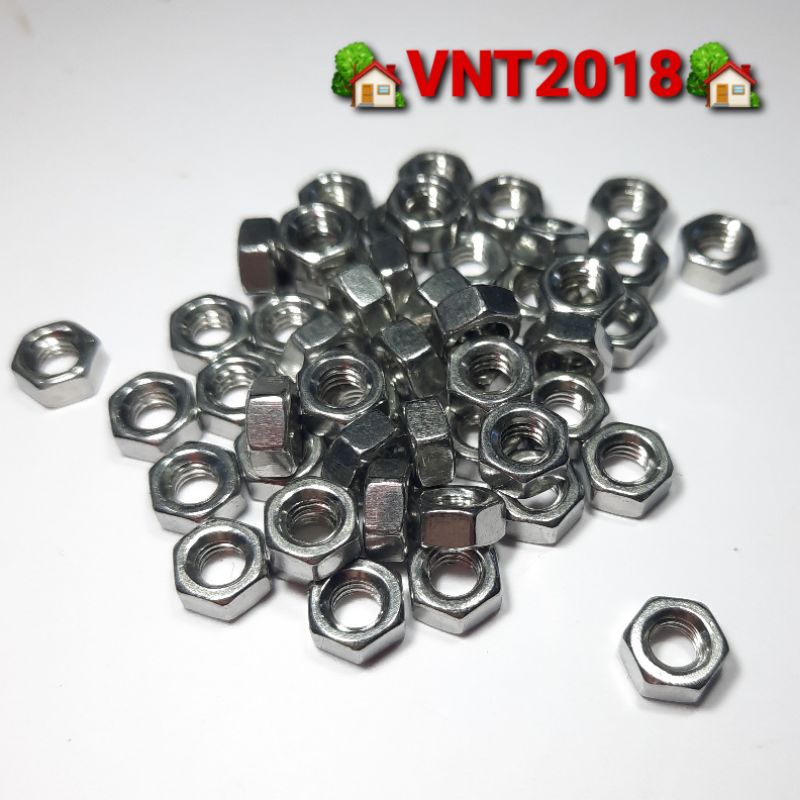 2 Con đai ốc (tán) inox304 M4/M5/M6 | Shopee Việt Nam