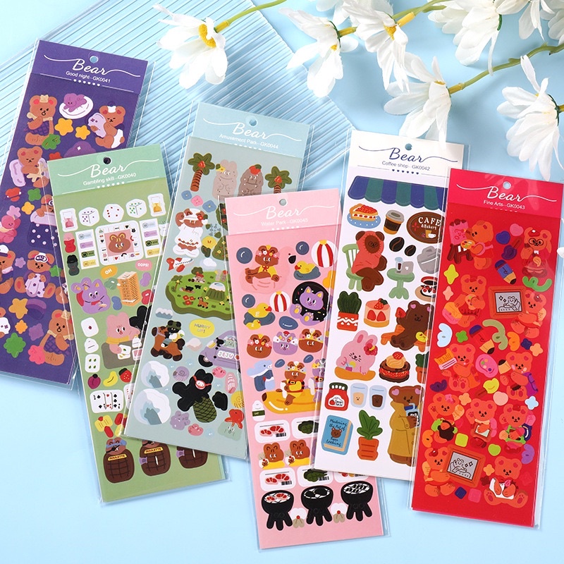 Sticker trang trí con vật nhiều mẫu dễ thương | Shopee Việt Nam