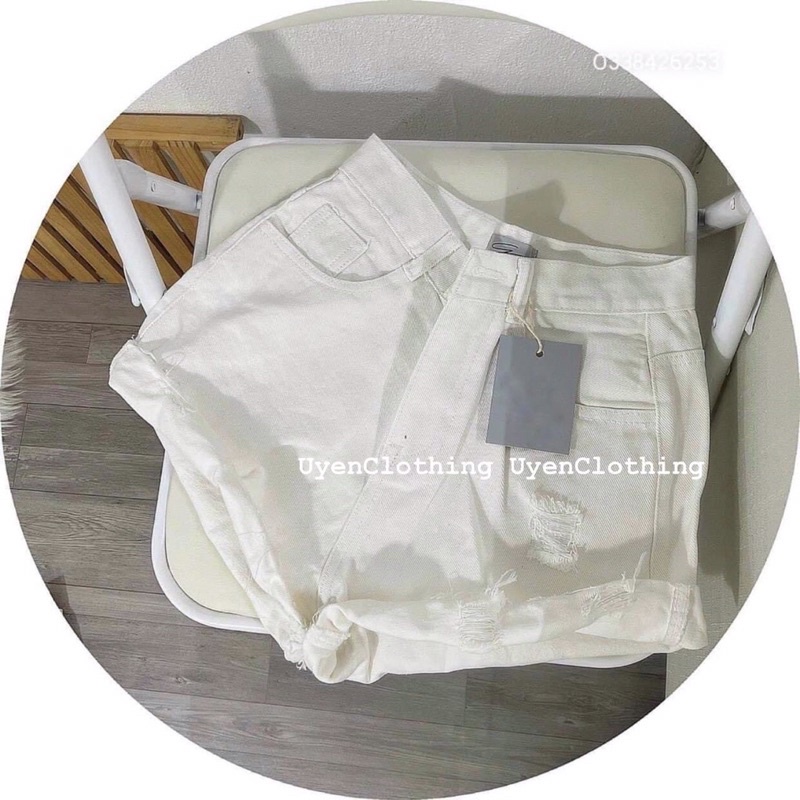 QUẦN SHORT JEAN NỮ RÁCH 2M | Shopee Việt Nam